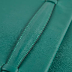 Hermes Pliplat Clutch Malachite