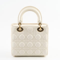 Christian Dior Small ABC Lady Dior White