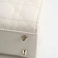 Christian Dior Small ABC Lady Dior White