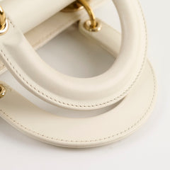 Christian Dior Small ABC Lady Dior White