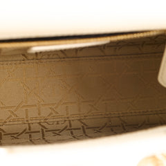 Christian Dior Small ABC Lady Dior White