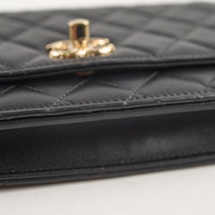 Chanel Trendy Wallet on Chain Black Lambskin (microchip)