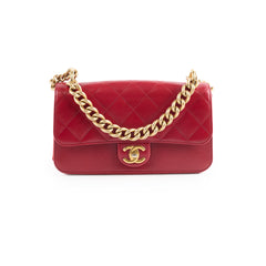 Chanel Seasonal Calfskin Flap Red