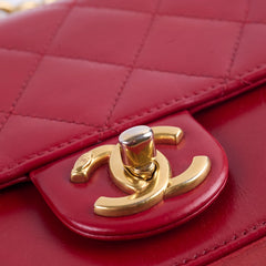 Chanel Seasonal Calfskin Flap Red