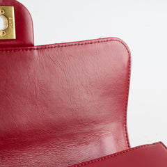 Chanel Seasonal Calfskin Flap Red