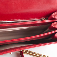 Chanel Seasonal Calfskin Flap Red