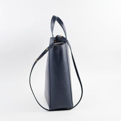 Celine Navy Shopper Tote
