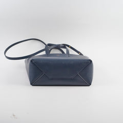 Celine Navy Shopper Tote