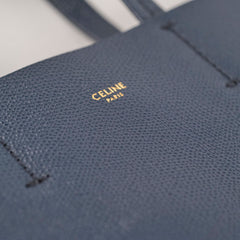 Celine Navy Shopper Tote