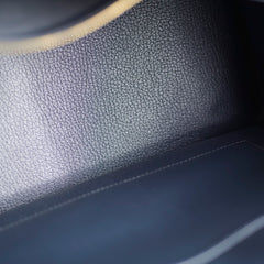 Hermes 35 Birkin Fjord Blue Indigo Square H Stamp