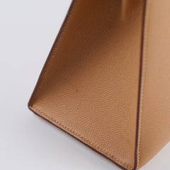 Hermes Kelly 32 Cushbell Natural Gold Circle W Stamp