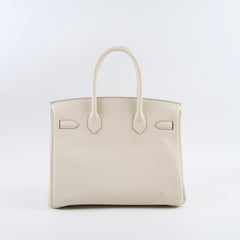Hermes Birkin 30 Craie Rose Gold Z Stamp
