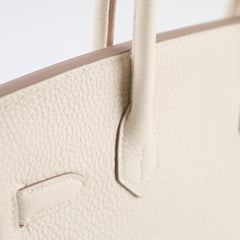 Hermes Birkin 30 Craie Rose Gold Z Stamp