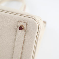 Hermes Birkin 30 Craie Rose Gold Z Stamp