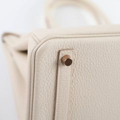 Hermes Birkin 30 Craie Rose Gold Z Stamp