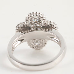 Van Cleef & Arpels Vintage Alhambra Ring Size 49