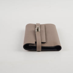 Hermes Kelly Wallet Epsom Gris Asphalte A Stamp