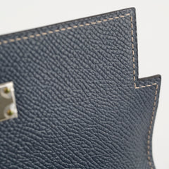 Hermes Kelly Wallet Epsom Gris Asphalte A Stamp