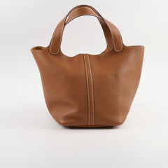 Hermes Picotin 22 Gold X Stamp