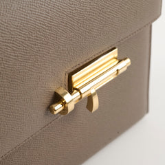 Hermes Verrou 21 Epsom Etain D Stamp
