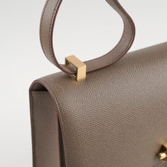 Hermes Verrou 21 Epsom Etain D Stamp
