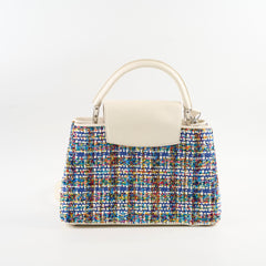 Louis Vuitton MM Capucines Limited Edition Tweed