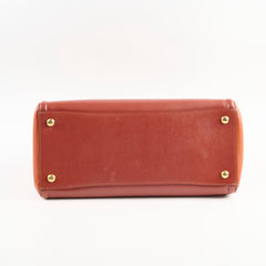 Prada Saffiano Leather Tote Tan