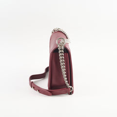 Chanel Seasonal Shoulder Bag White Microchip