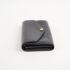 Louis Vuitton Sarah Long Wallet Empriente Black