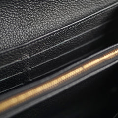 Louis Vuitton Sarah Long Wallet Empriente Black