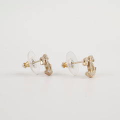 Chanel CC Crystal Earrings Costume Jewellery