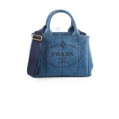 Prada Canapa Denim Tote
