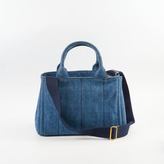 Prada Canapa Denim Tote