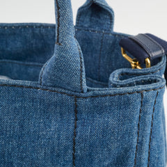 Prada Canapa Denim Tote