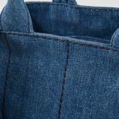 Prada Canapa Denim Tote