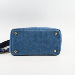 Prada Canapa Denim Tote