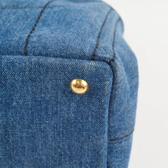 Prada Canapa Denim Tote