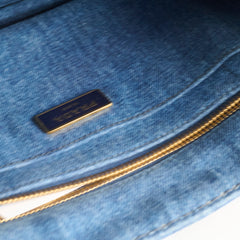Prada Canapa Denim Tote