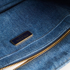 Prada Canapa Denim Tote