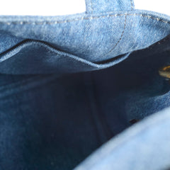 Prada Canapa Denim Tote
