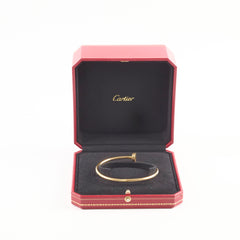 Cartier Juste Un Clou JUC Yellow Gold Size 18 Bracelet