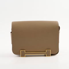 Hermes Geta Chevre Mysore Etoupe (W Stamp 2024)