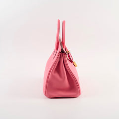 Hermes Birkin 25 Swift Rose Azalee (A Stamp 2017)