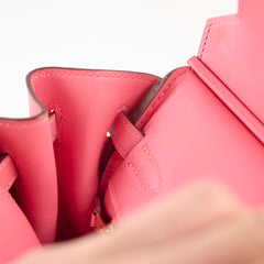 Hermes Birkin 25 Swift Rose Azalee (A Stamp 2017)