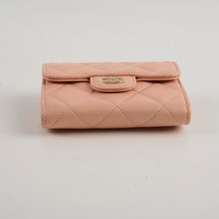 Chanel Card Holder On Chain Nude 31 Series