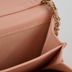 Chanel Card Holder On Chain Nude 31 Series