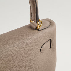 Hermes Kelly 28 Gris Ashalte A Stamp