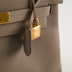 Hermes Kelly 28 Gris Ashalte A Stamp