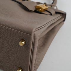 Hermes Kelly 28 Gris Ashalte A Stamp