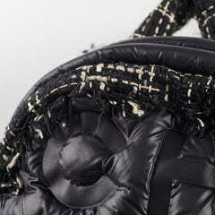 Chanel Doudonne Nylon/Tweed Backpack Black 26 Series
